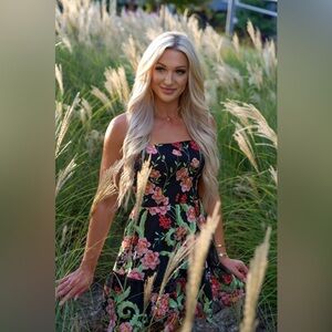 Dress the population mini dress